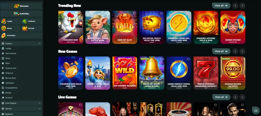 Honeybetz online casino
